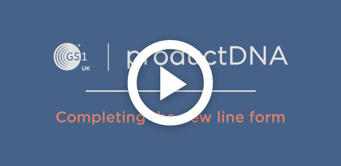 Completing the new line form