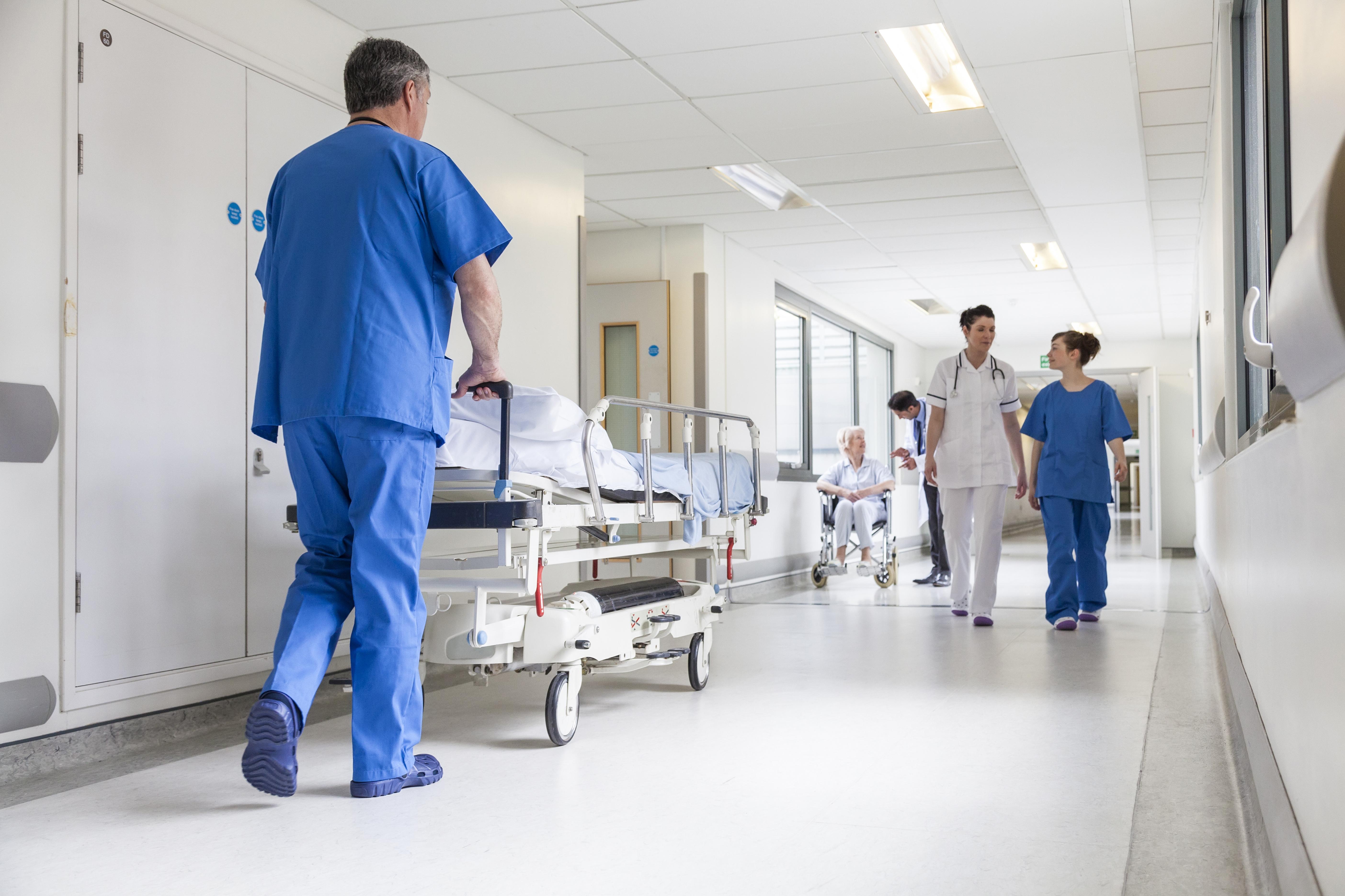 Hospital corridor image