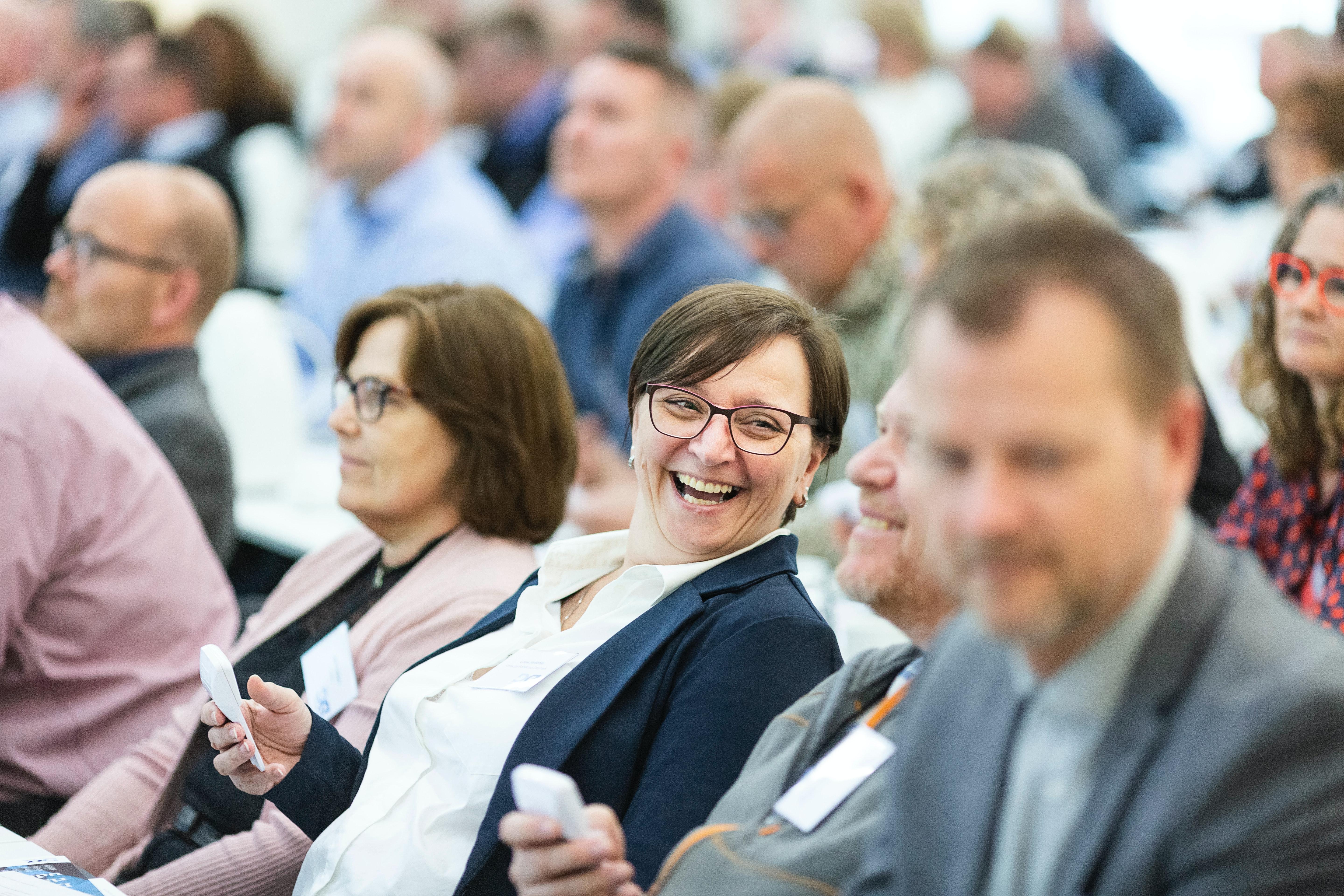 Business event attendees