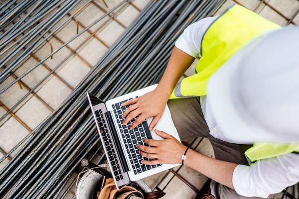 digital construction worker