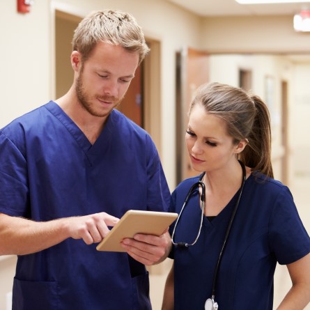 Clinicians using tech