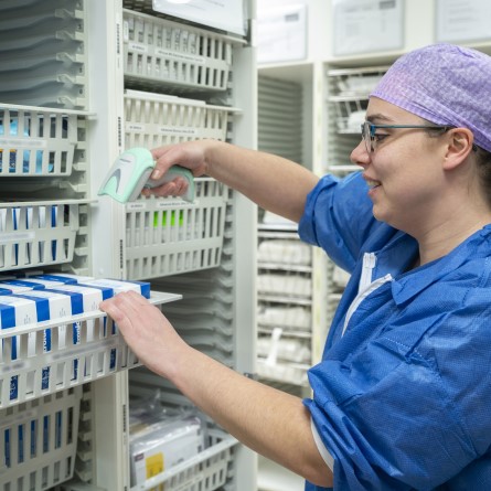 News square storeroom scanning