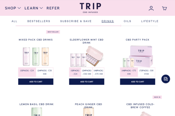 TRIP online shop