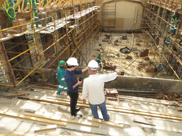 construction under way
