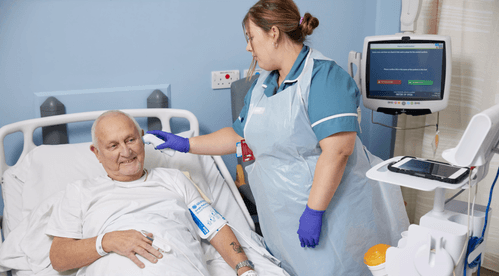 Patient on a ward