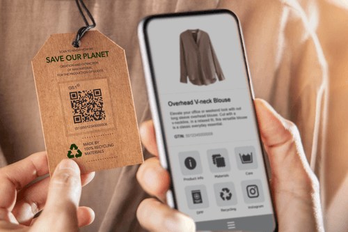 QR code for apparel