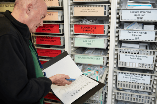 Stock room scanning