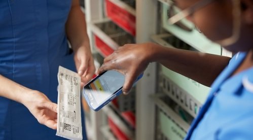 Barcode scanning of medical product