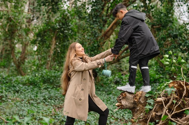 Zoe and child