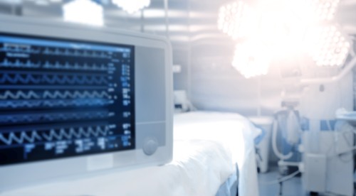 Medical equipment in a hospital theatre