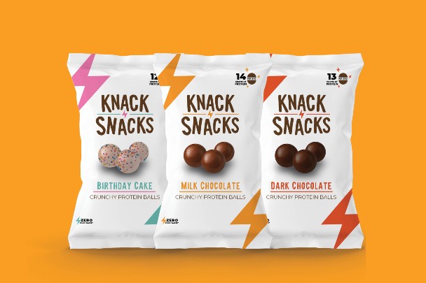 Knack Snacks packaging 
