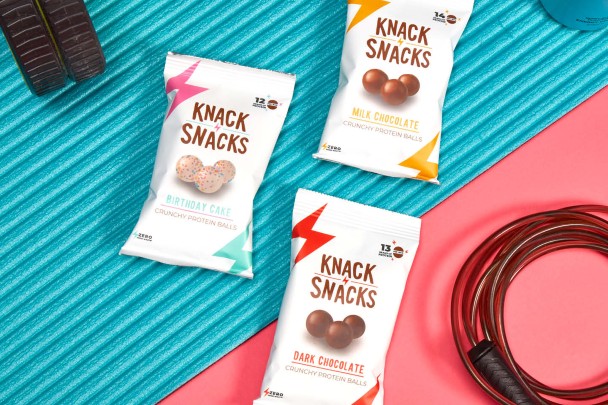 Knack Snacks range 