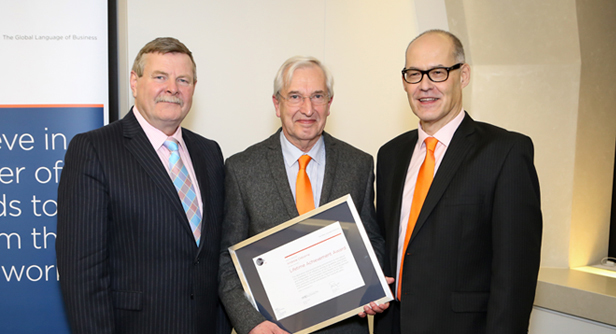 "Andrew Osbourne presented with GS1 UK lifetime achievement award"