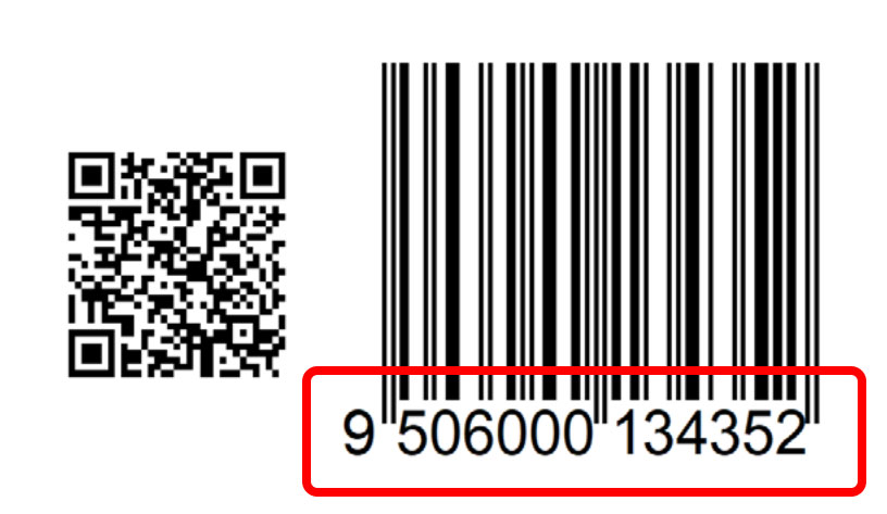 Image showing linear and 2d barcode
