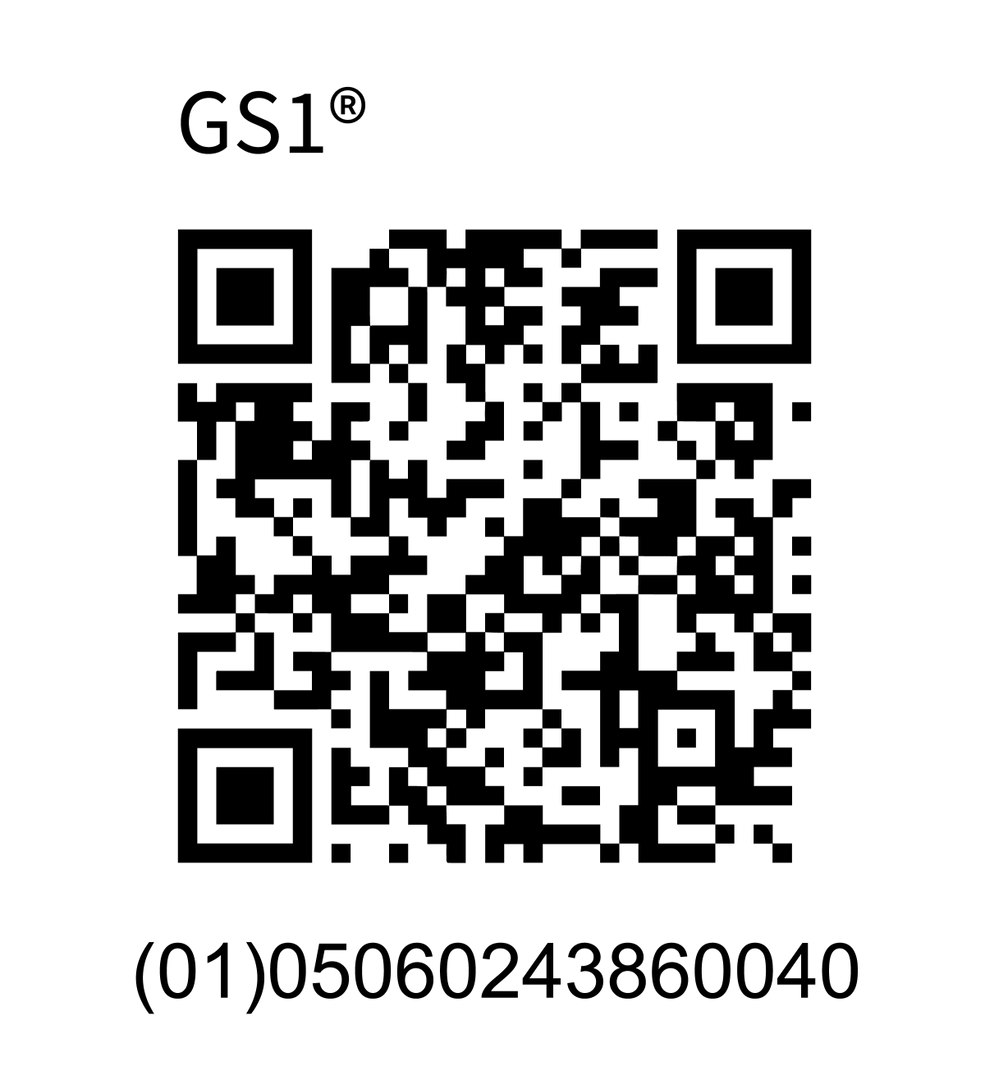 QR code powered by GS1