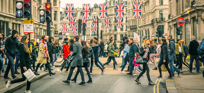 People walking